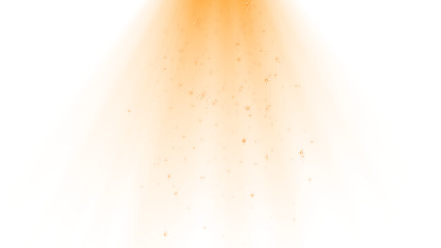 golden shiny stars glitter and particles falling and light flare on transparent background,png gold luxury christmas and new year social media isolated design element