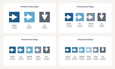 Business infographic template. Process chart with options, steps. Vector chart.