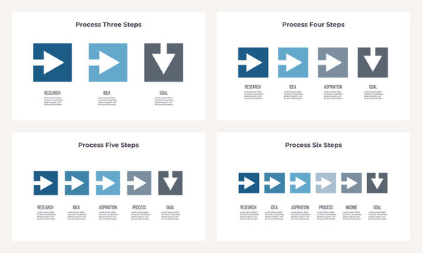 Business infographic template. Process chart with  options, steps. Vector chart.