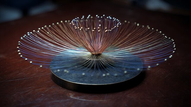 A model of electromagnetic fields around a magnet 