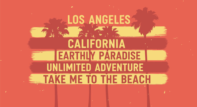Vibrant Destination Card with Trees against a Red Background concept for travel agency promotion, social media posts, and vacation advertising.