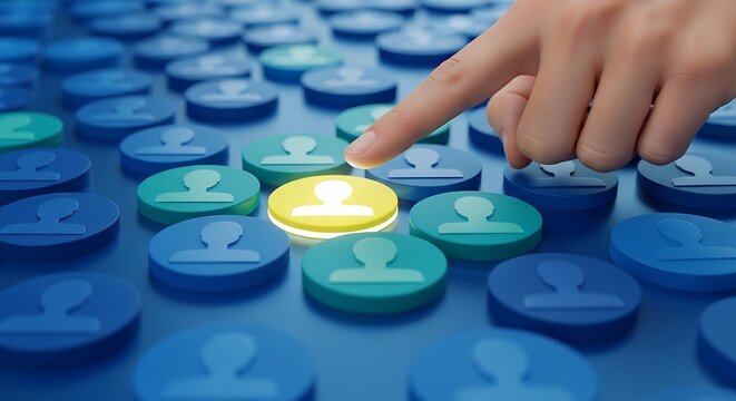 Digital marketing automation platform identifying ideal customer profile through advanced audience segmentation analytics