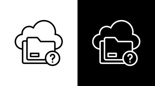 Data Anonymization White Icon Set Design