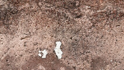 Old Textured Concrete Wall Featuring Flaking Paint and Gritty Weathered Surface © IT'S ORA