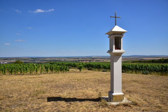 Educational Trail Popice Moravia Czech landscape in the area of vineyards