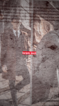Vertical Text Match Cut 08