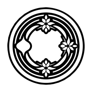 Vajra sign icon in glyph style