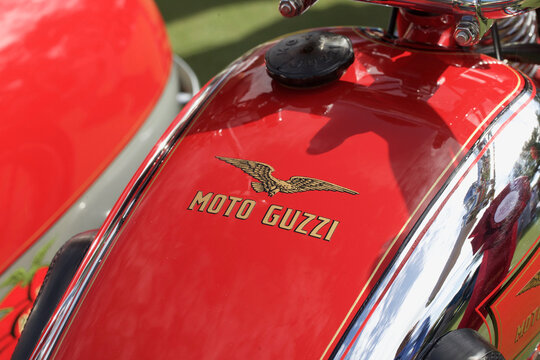 Motto Guzzi motorcycle detail