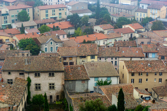 view of the old town of Carcassone