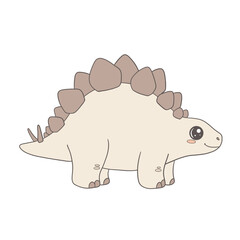 illustration of a cartoon dinosaur © Rica