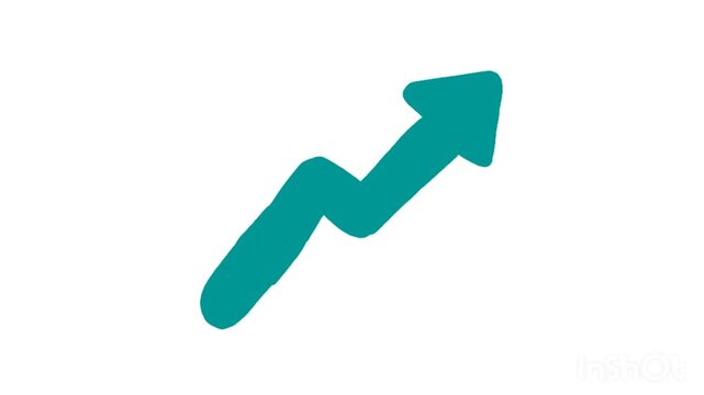 Up arrow trending Hand drawn doodle animated animation motion graphics 