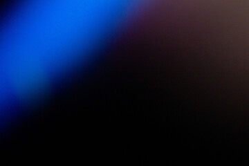 Obraz premium Deep Blue Cinematic Light Leak Background with Soft Gradient Glow