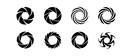 Abstract white dot on black background minimalist design