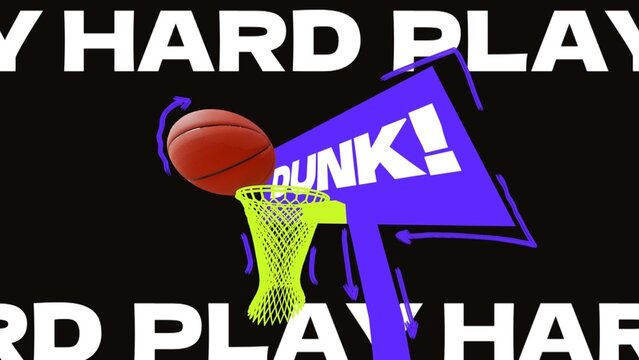 Fastbreak Basketball 3D & Scribble Intro