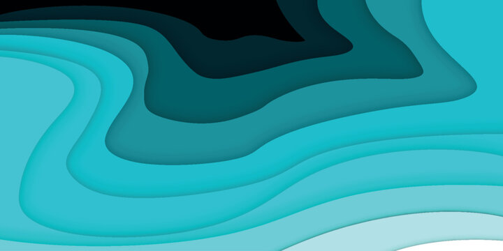 Abstract background with modern flowing color concept. Water wave concept background with trendy color gradation. Minimalist and elegant vector design. EPS. 3