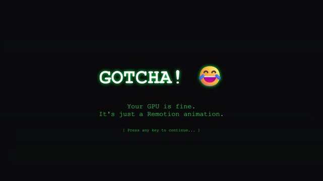 Glitch prank animation with digital error effect, funny distortion background loop
