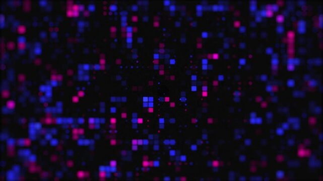 Abstract blue background with glowing particles and a colorful blur texture featuring a shiny light pattern for a bright vector illustration wallpaper backdrop