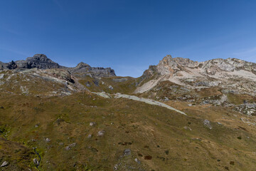 Fototapeta premium Beautiful mountain landscape in the Aosta Valley, Italian Alps