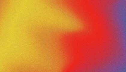 Bright colorful gradient red, yellow, and blue colors abstract background, noisy texture, vibrant, banner, backdrop design © Graphics-workshop