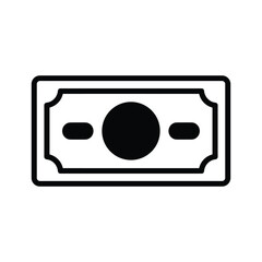 Obraz premium Black and white illustration of a stylized banknote with security features