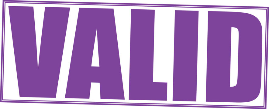 Vector valid stamp graphic, approved seal, certified mark for documents