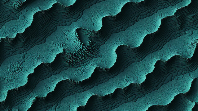 Soft Organic Surface Waves Abstract Seamless Pattern
