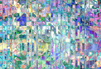 Fototapeta premium abstract background with colorful splashes