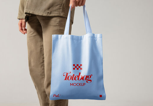 Tote Bag Mockup Close Up