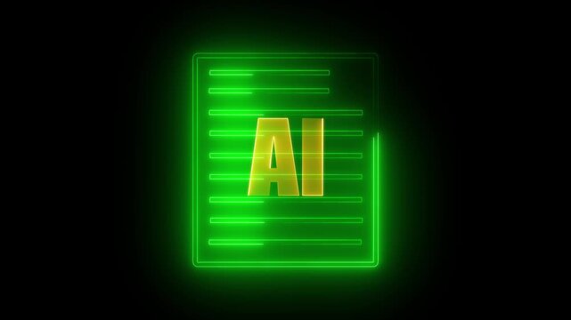 AI-powered intelligent document processing IDP. Document automation and management solutions. Businessperson holding artificial intelligence icon and document icons.