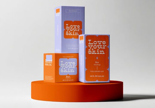 Skincare Packaging Mockup