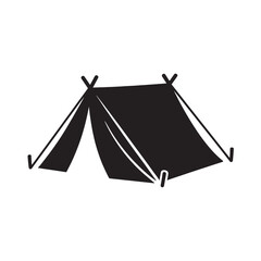 A native camping travel design featuring a vector illustration set of a wigwam teepee tent symbol for home and art © Tuhinnaaa_69