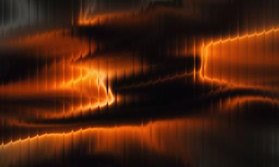 Abstract swirling lights creating mesmerizing patterns in dark cosmic space with glowing intensity.Ribbed Glass Background wallpaper © Safkatmahmud