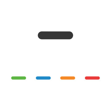 minus icons set in different colors
Vector set icon in different colors on a white background