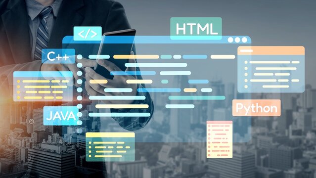 Software development with coding overlays, programming languages, developer tools, mobile app creation, and advanced programming for digital product development and software solutions. Muxer