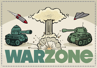 WARZONE, illustrations de guerre © Anthony SEJOURNE