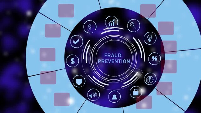 Strategic fraud prevention and cyber risk mitigation for digital financial transactions and corporate safety animation
