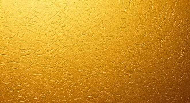 Gold texture. Golden background with effect metallic foil. Speckles gold material. Speckled glitter backdrop. Abstract shiny pattern. Shine metal plate for design invitation, cards, prints. Vector
