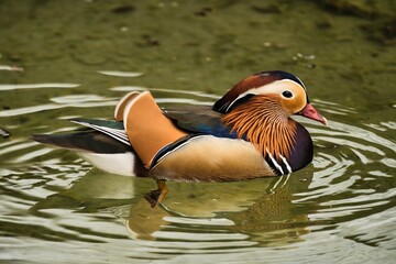Samiec kaczka mandarynka © Pit75Wawa