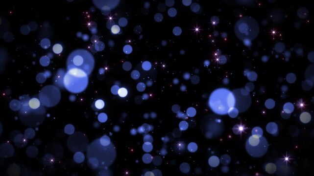dark blue black bokeh light motion background