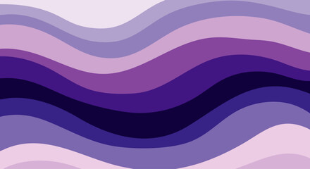 Fototapeta premium Abstract wavy purple lines background with smooth flowing curves creating a modern and elegant design, perfect for digital art and contemporary projects.