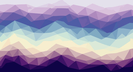 Obraz premium Abstract geometric low poly background with gradient colors and a futuristic digital art feel