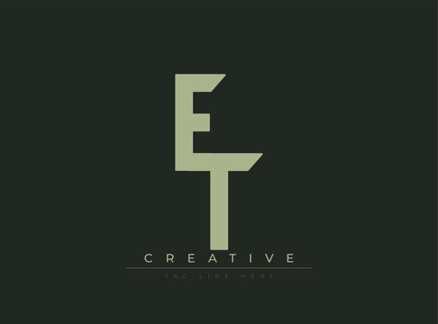 Modern Minimalist Logo Design Featuring Bold Yellow Letters And Creative Tagline