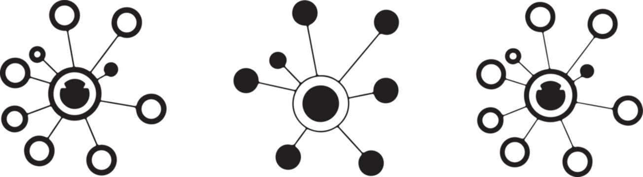 network cluster topology graph social link communication layout