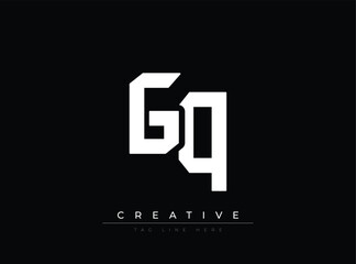 Obraz premium Modern stylized letter G logo design with creative tagline placeholder