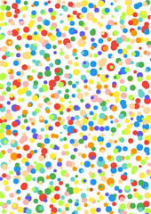 Fototapeta premium Rainbow Confetti Background