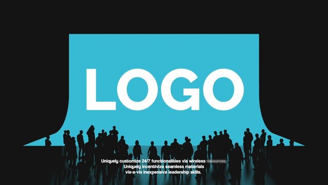 Digital Silhouette Tech Logo Reveal