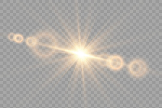 Light star gold png. Light sun gold png. Light flash gold png. vector illustrator.	
