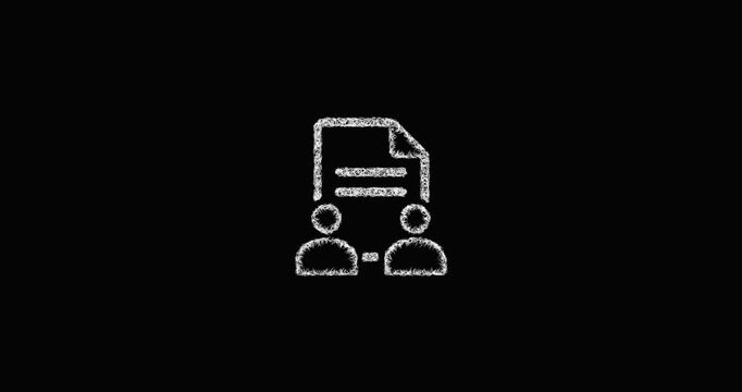 Sketch collaborative editing icon animation - smooth progressive reveal