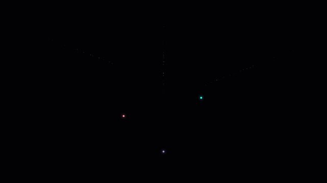 A mesmerizing night scene showing a group of celestial objects glowing in the dark sky with a view of space and stars and planets and galaxies and astronomy