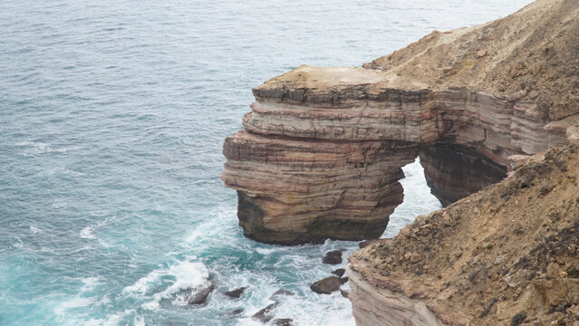 Kalbarri National Park Coastal Cliff Landscapes in Australia.